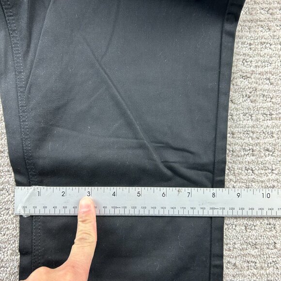 2016 By PARASUCO Pants Women Size 12 Black Cotton Viscose Stretchy - Picture 9 of 10